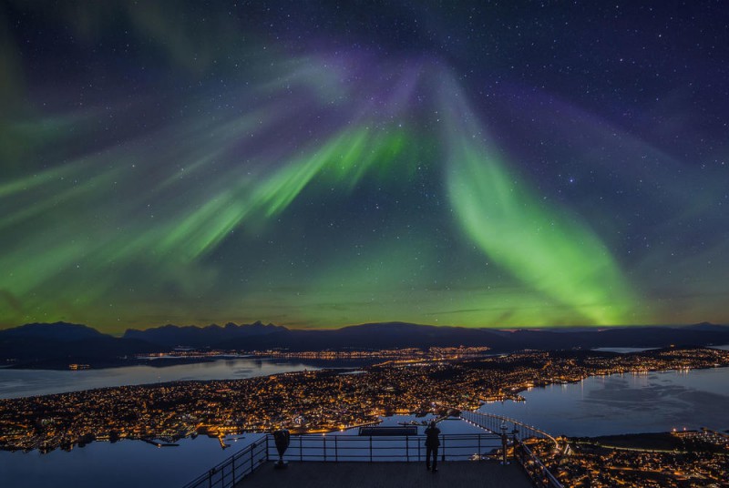 El lugar ideal para ver las auroras boreales