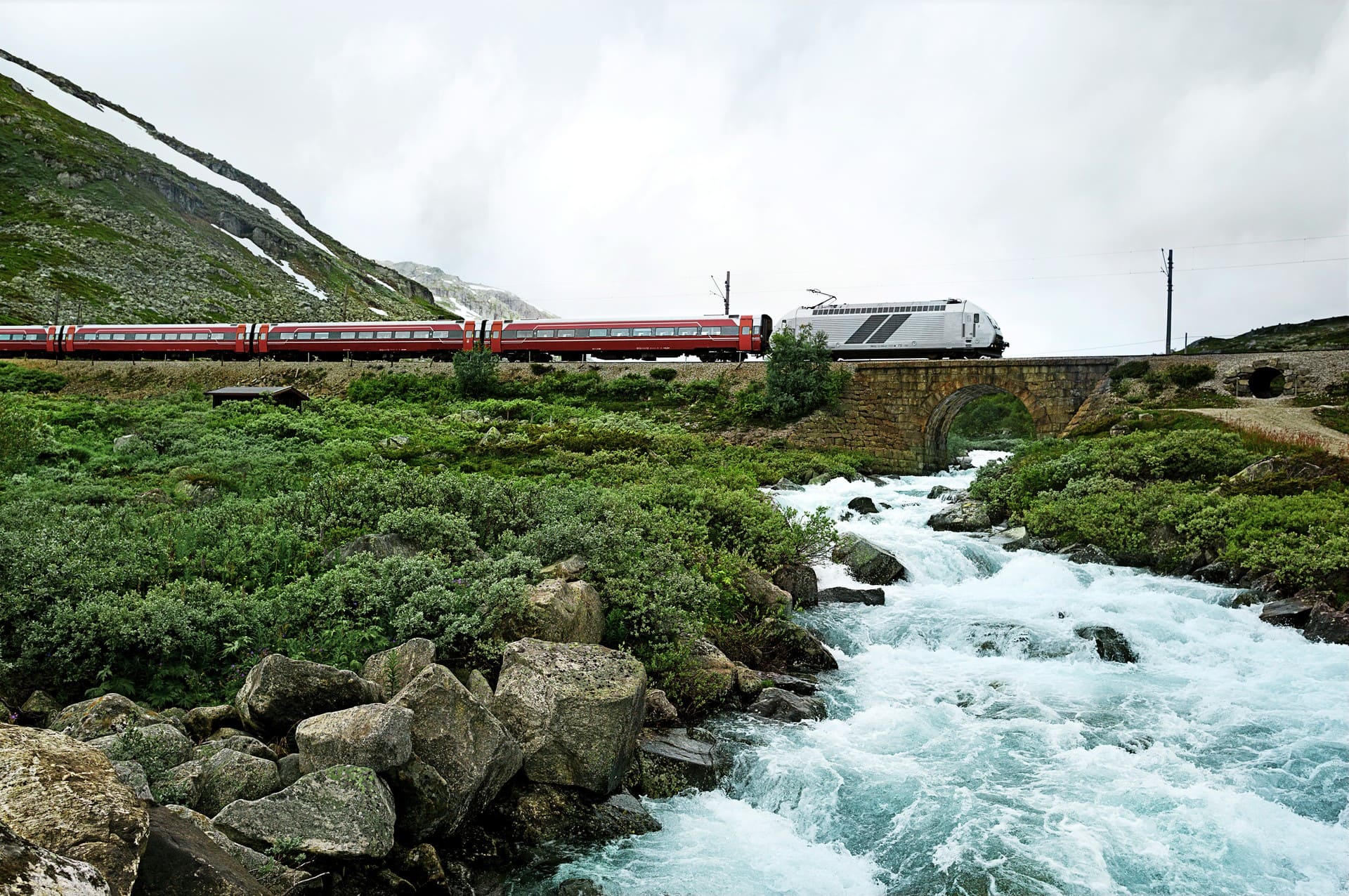 Fiordos Noruegos - En tren