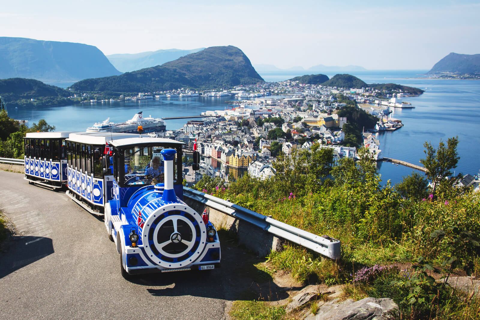 Tren panorámico por Ålesund