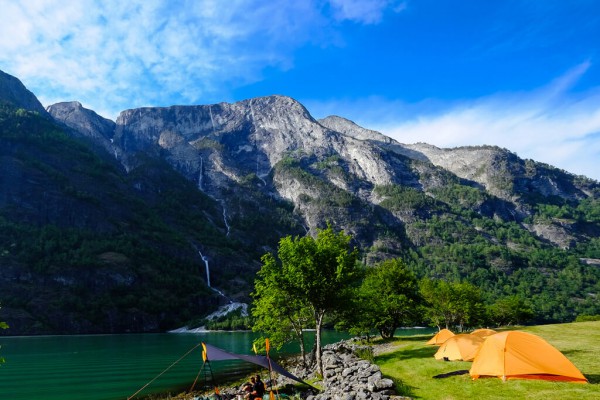 Nærøyfjord en kayak - Tienda de campaña