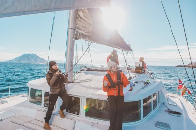 Crucero en catamarán por el fiordo de Tromsø