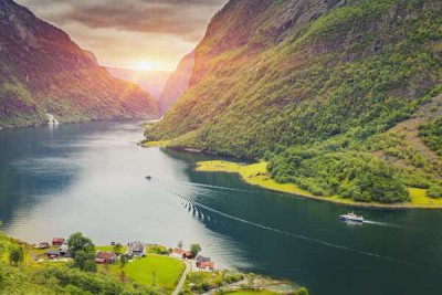 Crucero por el Nærøyfjord