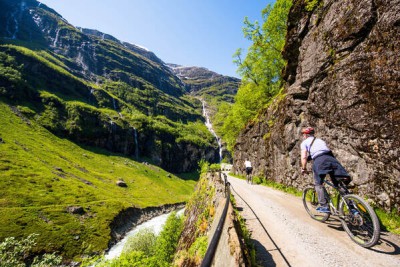 Descenso en bicicleta  hasta Flåm