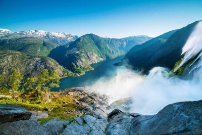 Excursión para cruceros: Cascada de Langfoss