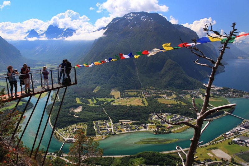 La ruta de montaña de Romsdalseggen