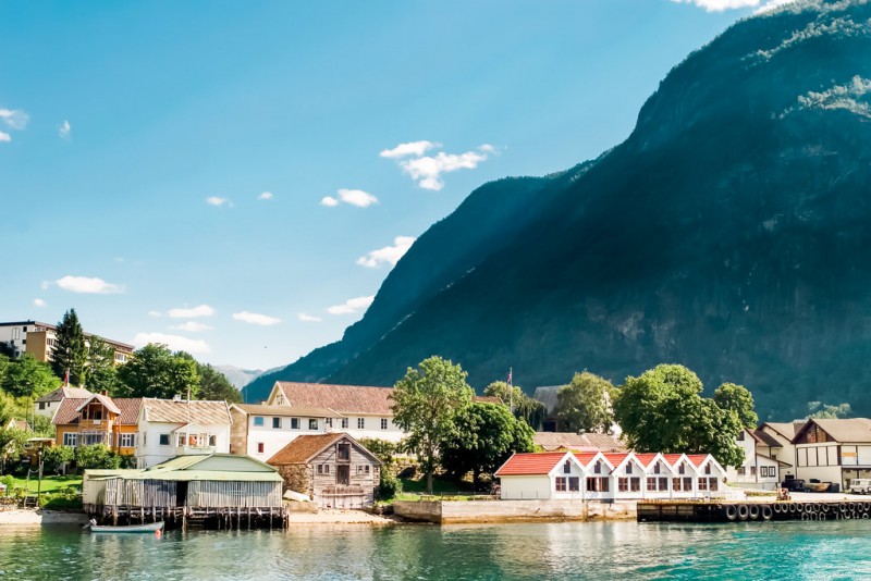 El fiordo hermano del Nærøyfjord