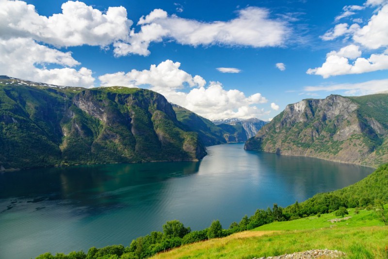 El fiordo hermano del Nærøyfjord