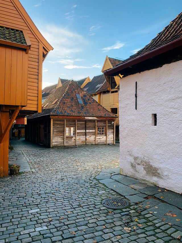 Bryggen, the old Hanseatic merchants' quarter