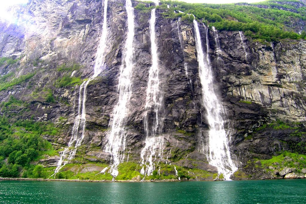 Cascada de las siete hermanas