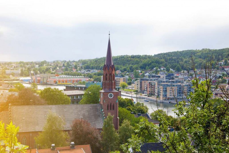 El area más poblada de Noruega