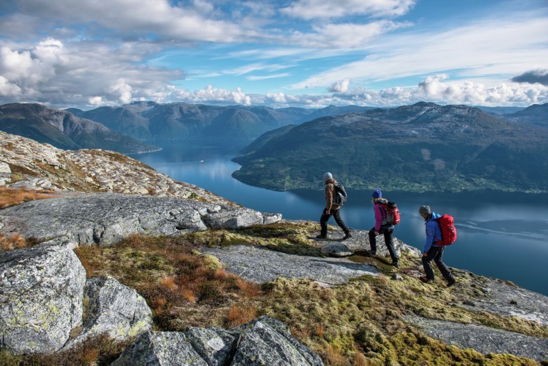 El fiordo más grandes de Noruega