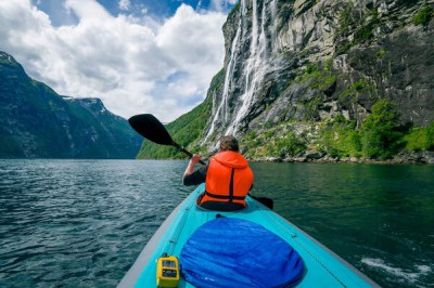 Geirangerfjord en kayak